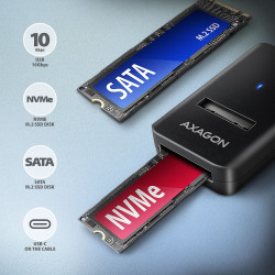 ADM2-CM Adapter USB-C Gen 2 M.2 NVMe/SATA SSD