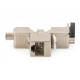 Moduł Keystone RJ45 (8P8C) kat. 6A STP, LSA, beznarzędziowy