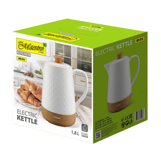Ceramiczny czajnik elektryczny 1,8l  1800W  MR-076 