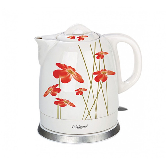Ceramiczny czajnik elektryczny 1,5l  1200W  MR-066-RED