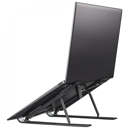 Podstawka składana pod laptopa light 15,6 cala czarna
