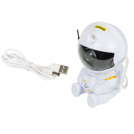 Lampka nocna projektor LED astronauta 