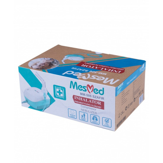 Inhalator pneumatyczno-tłokowy nebulizator kompresorowy MM-506 Szafir 
