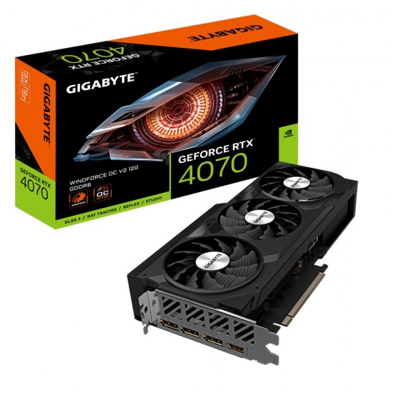 Karta graficzna GeForce RTX 4070 WINDFORCE 2X OC V2 12GB GDDR6 192bit