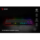 Klawiatura mechaniczna RGB Tempest X2 Outemu Red 