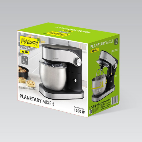 Robot planetarny z misą 3l,  1200W  MR-557