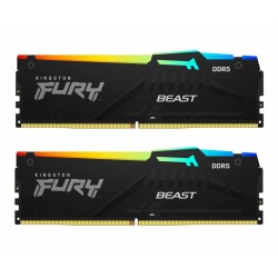 Pamięć DDR5 Fury Beast Bla RGB  32GB(2*16GB)/6000  CL36 