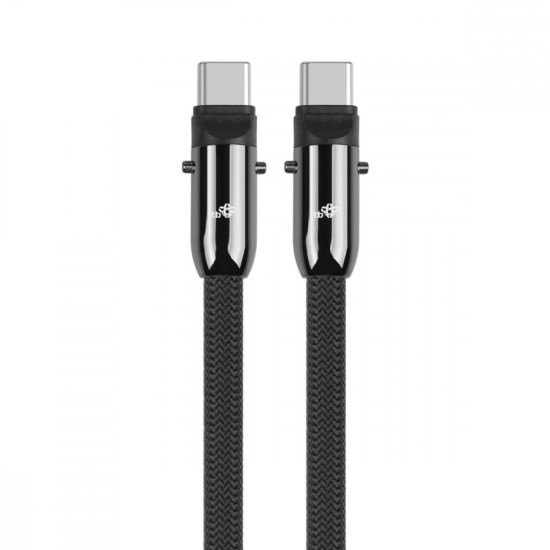 Kabel 2w1 USB C smycz 1.2 m czarny 