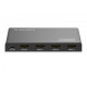 Przełącznik/Switch 4K HDMI 3x1, 60Hz HDCP 2.3, pilot, Czarny