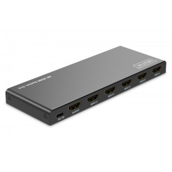Przełącznik/Switch 8K HDMI 5x1, 60Hz (4:4:4), HDR, HDCP 2.3, pilot, Czarny