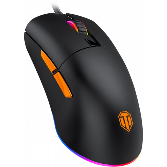 Mysz przewodowa dla graczy INDRUDER WT200 ultralekka - wersja limitowana WORLD OF TANKS 