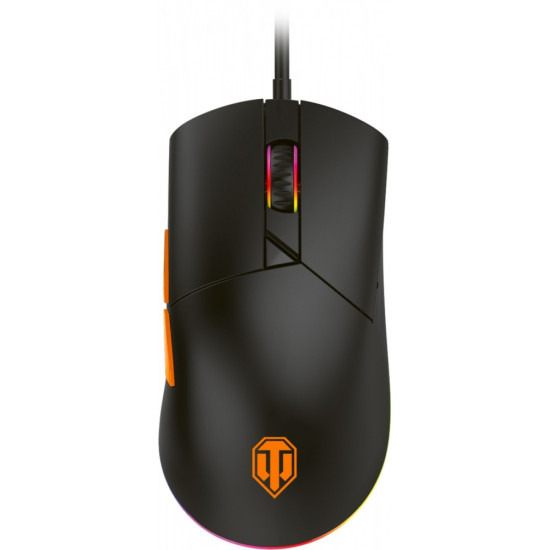 Mysz przewodowa dla graczy INDRUDER WT200 ultralekka - wersja limitowana WORLD OF TANKS 