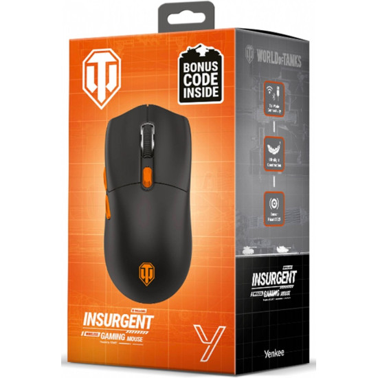 Mysz bezprzewodowa dla Graczy INSURGENT WT300 ultralekka - wersja limitowana WORLD OF TANKS