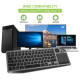Klawiatura bezprzewodowa BT/RF 2.4GHz touchpad LED 