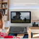 Klawiatura bezprzewodowa BT/RF 2.4GHz touchpad LED 