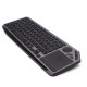 Klawiatura bezprzewodowa BT/RF 2.4GHz touchpad LED 