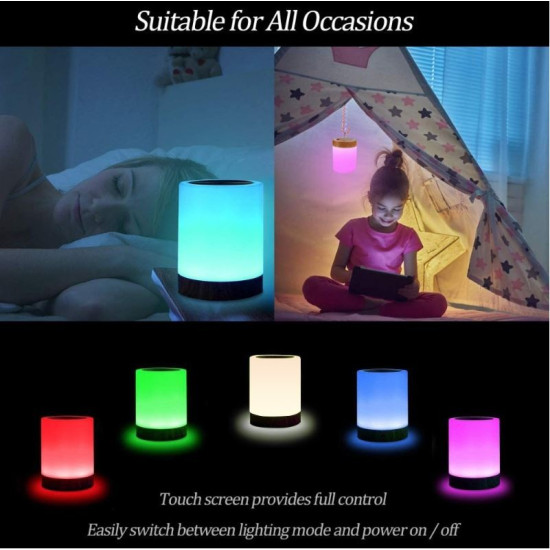 Lampka nocna Techly LED kolorowa bezprzewodowa 