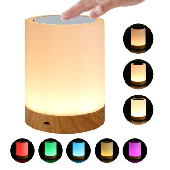 Lampka nocna Techly LED kolorowa bezprzewodowa 