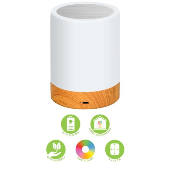 Lampka nocna Techly LED kolorowa bezprzewodowa 