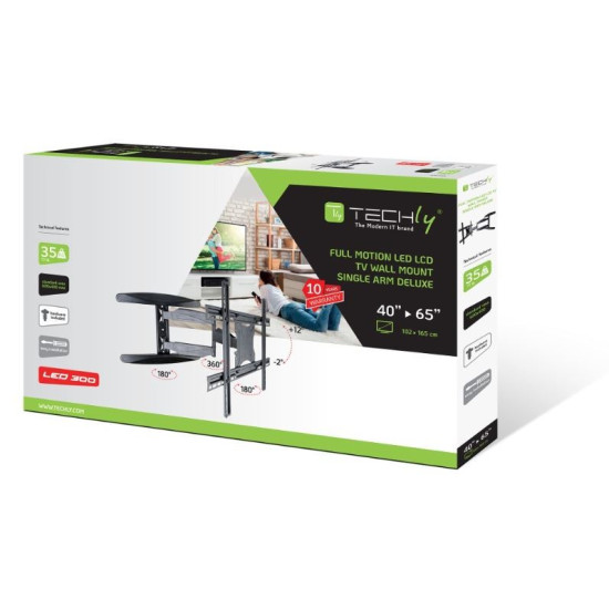 Uchwyt ścienny TV 40-65cali 35 kg obrotowy uchylny 