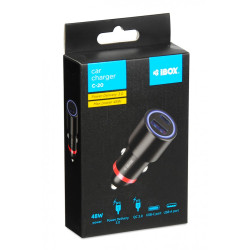 Ładowarka samochodowa IBOX C-20 48W A+C