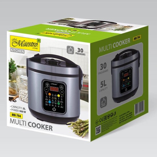 Multicooker 5 l, 30 programów, 900W  MR-794