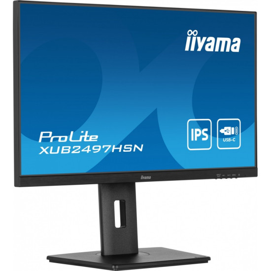 Monitor 24 cale XUB2497HSN-B2 IPS, USB-C Dock, HDMI, DP, 300cd, Pivot, HAS