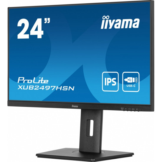 Monitor 24 cale XUB2497HSN-B2 IPS, USB-C Dock, HDMI, DP, 300cd, Pivot, HAS