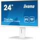 Monitor 24 cale XUB2497HSN-W2 IPS, USB-C Dock, HDMI, DP, 300cd, Pivot, HAS, biały