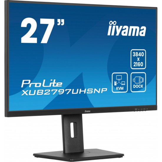 Monitor 27 cali XUB2797UHSNP-B1, 4K, IPS, DP, HDMI, USB-C, Pivot, HAS