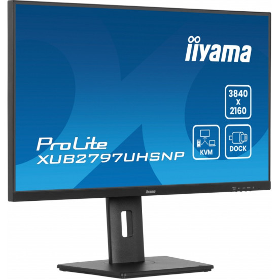 Monitor 27 cali XUB2797UHSNP-B1, 4K, IPS, DP, HDMI, USB-C, Pivot, HAS