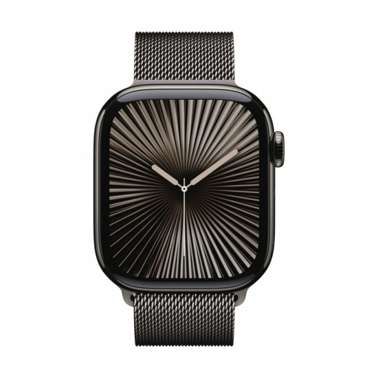 Watch Series 10 GPS + Cellular, koperta 46 mm z tytanu w kolorze łupkowym z bransoletą mediolańską w kolorze tytanu łupkowego - rozmiar S/M