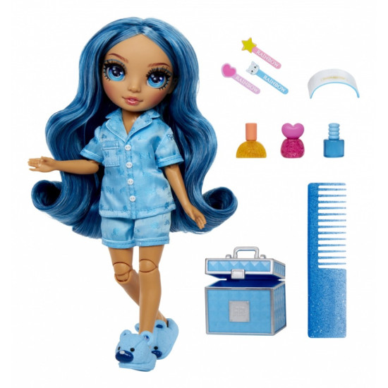 Lalka Rainbow High Junior PJ Party, Skyler Blue