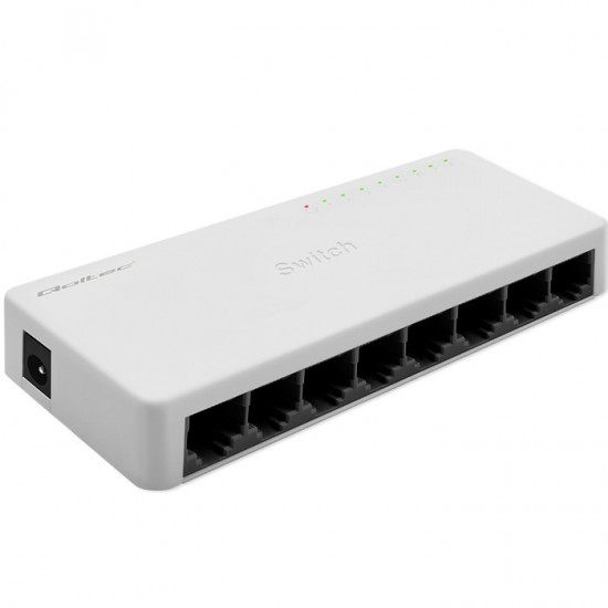 SWITCH przełącznik sieciowy 8 x port RJ45 | 100Mbps | Fast       Ethernet | LAN 