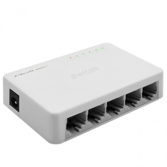 SWITCH przełącznik sieciowy 5 x port RJ45 | 1000Mbps | Fast      Ethernet | LAN 