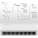 SWITCH przełącznik sieciowy 8 x port RJ45 | 1000Mbps | Fast      Ethernet | LAN 