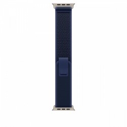 Opaska Trail w kolorze niebieskim do koperty 49 mm - rozmiar S/M - elementy z tytanu w kolorze naturalnym