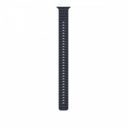 Przedłużka do paska Ocean w kolorze granatu do koperty 49 mm - elementy z tytanu w kolorze czarnym