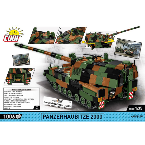 Klocki Panzerhaubitze 2000 1006 klocków
