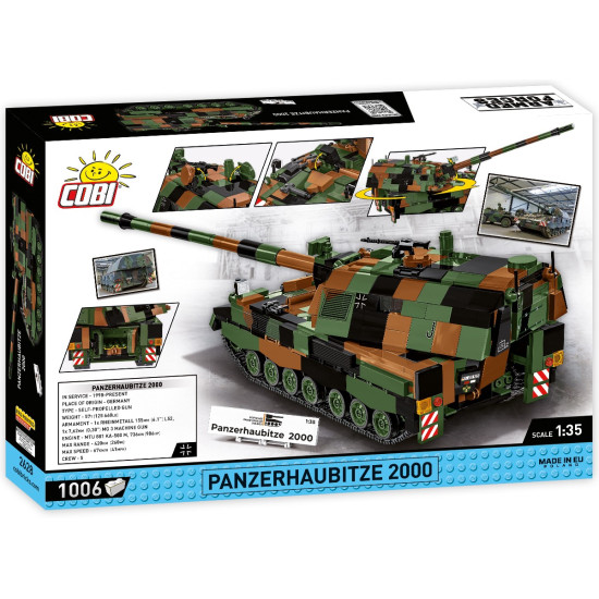 Klocki Panzerhaubitze 2000 1006 klocków