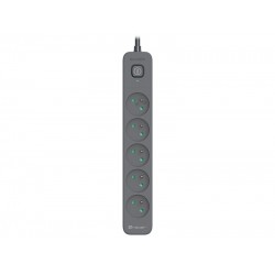 Listwa zasilająca antyprzepięciowa Power Line+ 3m Graphite (5 gniazd)