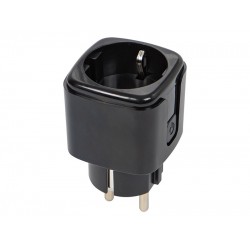 Inteligentne gniazdko sterowane WiFi TUYA V3 czarne 