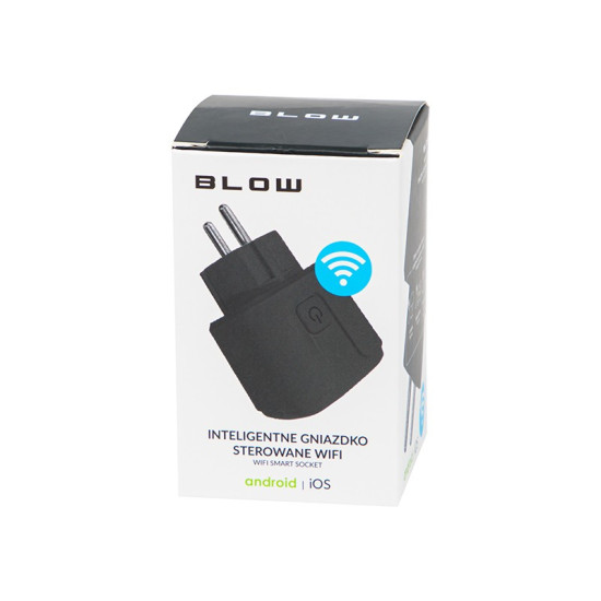 Inteligentne gniazdko sterowane WiFi TUYA V3 czarne 