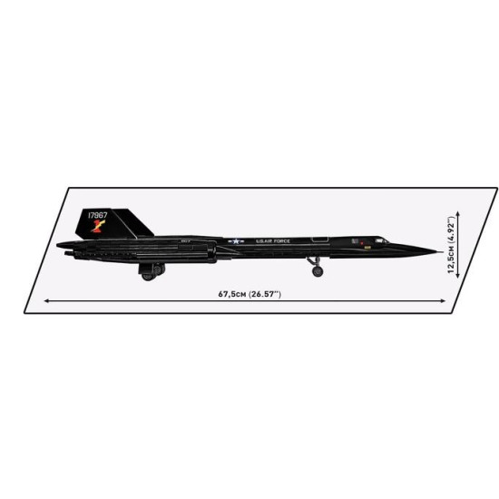 Klocki Samolot Lockheed SR-71 1374 elementów