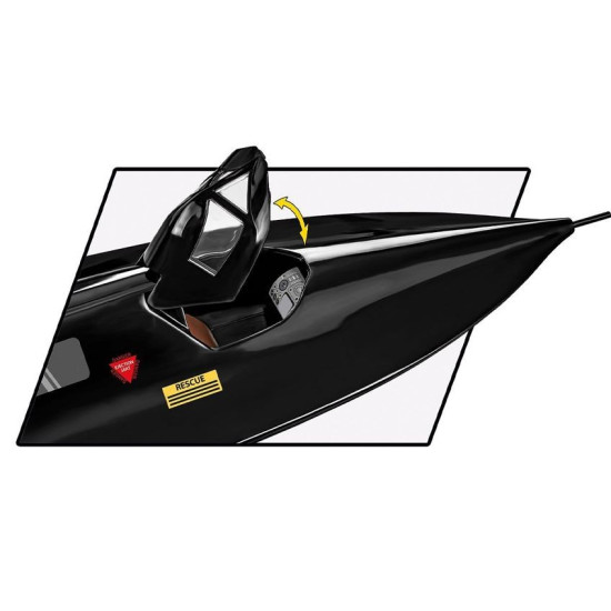 Klocki Samolot Lockheed SR-71 1374 elementów