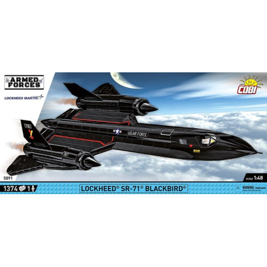 Klocki Samolot Lockheed SR-71 1374 elementów