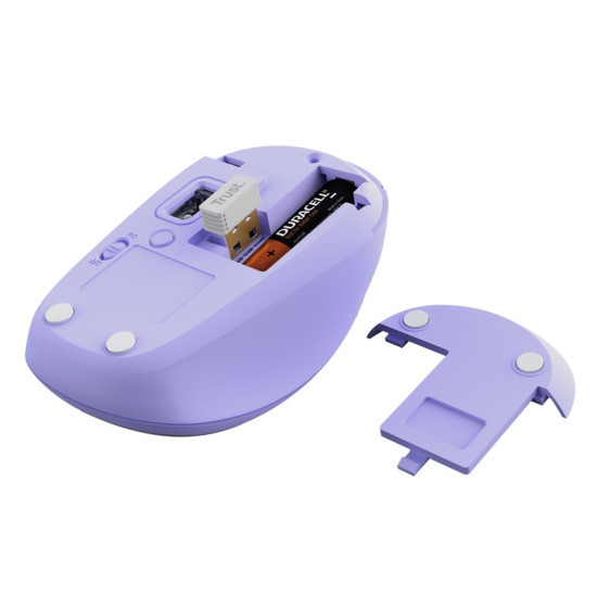 Mysz bezprzewodowa YVI+ MULTI-DEVICE fioletowa 