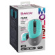 Mysz bezprzewodowa silent click FEAM MM-296 RF 1600 DPI Miętowa 
