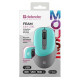 Mysz bezprzewodowa silent click FEAM MM-296 RF 1600 DPI Miętowa 