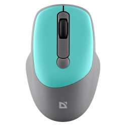 Mysz bezprzewodowa silent click FEAM MM-296 RF 1600 DPI Miętowa 